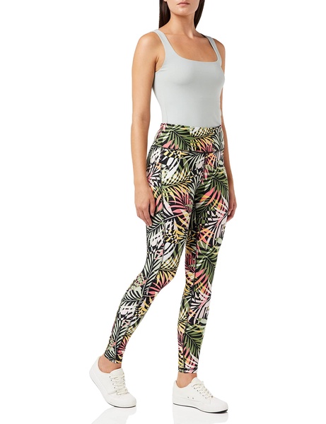 DKNY Women's Tight Printed High Waist Performance Leggings