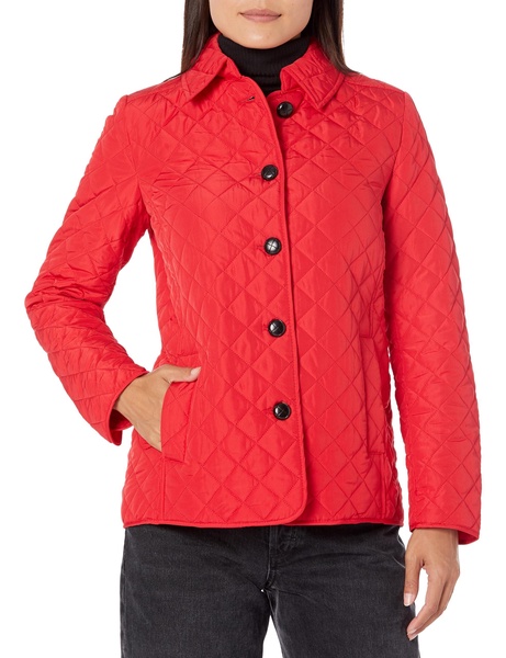 Jones New York Women's Diamond Quilted 5 Button Jacket