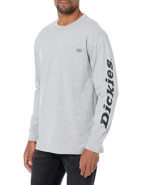 Dickies Men's Long Sleeve Wordmark Graphic T-Shirt