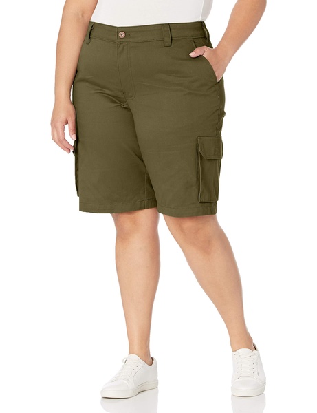 Dickies Women's Plus Sized Stretch Cargo 11” Relaxed Short