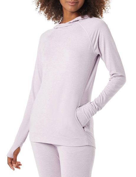 Amazon Essentials Women's Brushed Tech Stretch Popover Hoodie (Available in Plus Size)