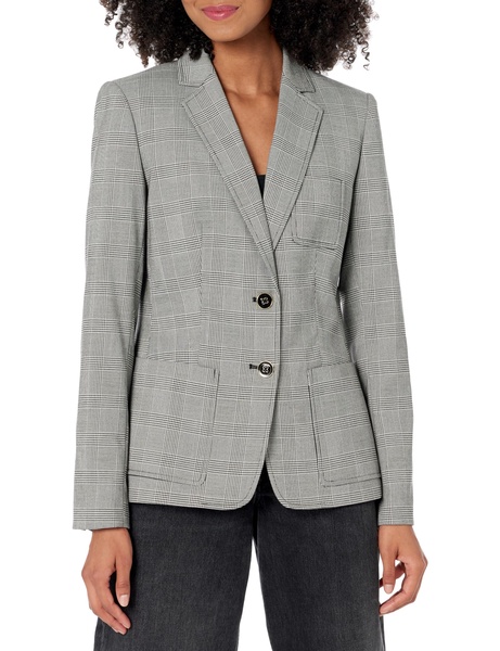 Tommy Hilfiger Women's Work Two Button Blazer Jackets