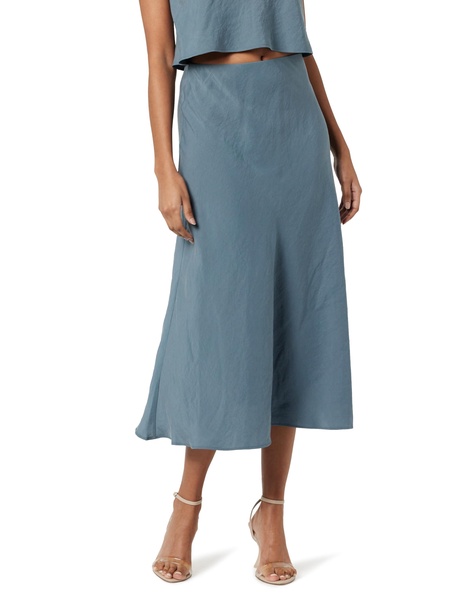 The Drop Women's Haniyyah A-Line Midi Skirt