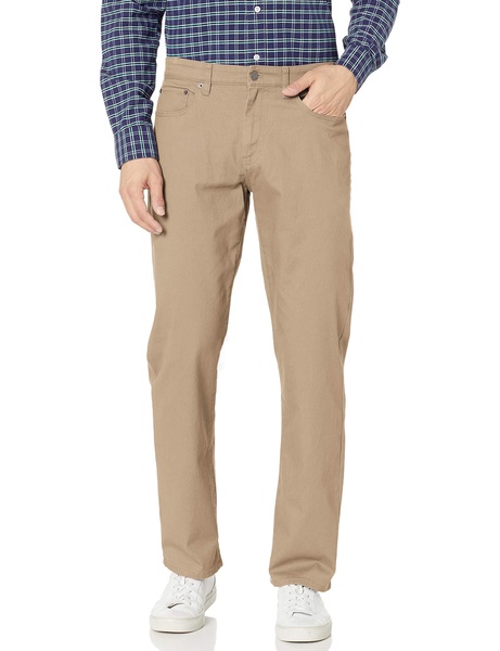 Amazon Essentials Men's Pants, Relaxed-Fit, 5-Pockets, Stretch Twill