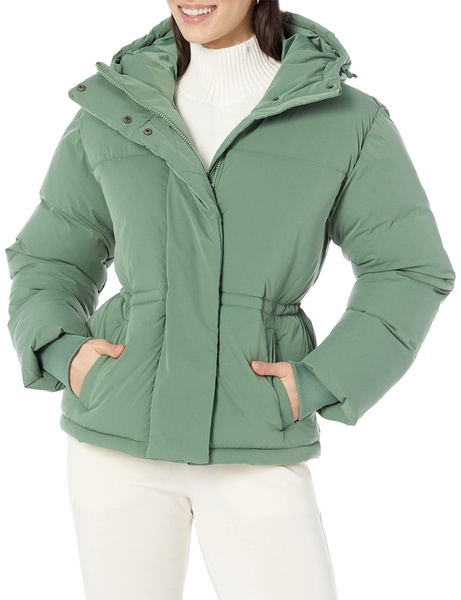 Amazon Essentials Women's Short Waisted Puffer Jacket (Available in Plus Size)