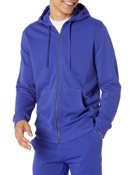 Amazon Essentials Men's Long-Sleeve French Terry Full-Zip Hoodie (Available in Big & Tall)