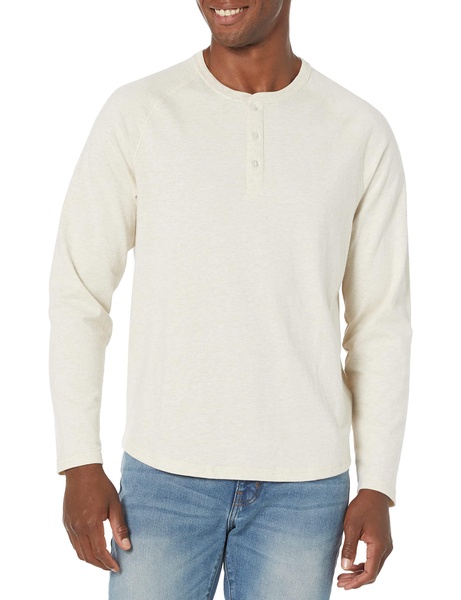 Amazon Essentials Long Sleeve Shirt for Men, Regular-Fit Henley, Available in Big & Tall