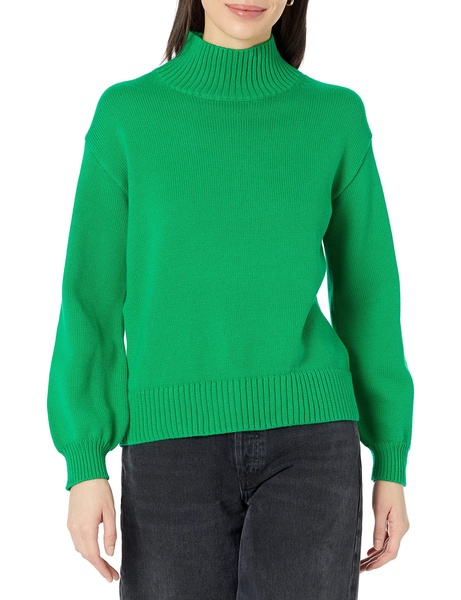 Amazon Essentials Cotton Sweaters for Women - Funnel-Neck, Available in Plus Size