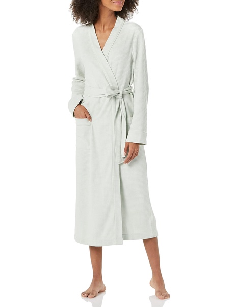 Amazon Essentials Women's Lightweight Waffle Full-Length Robe (Available in Plus Size)