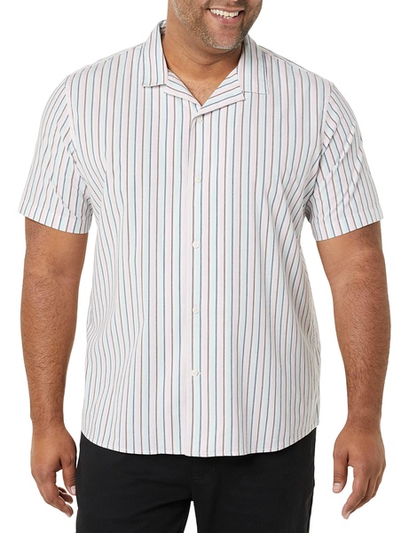 Amazon Essentials Men's Regular-Fit Short-Sleeve Button-Down Vacation Shirt