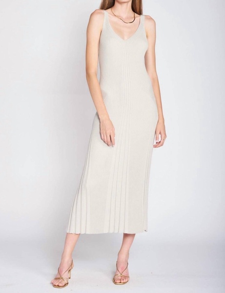 palma knit dress in ivory