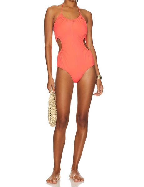 mabel one piece swim suit in plumeria