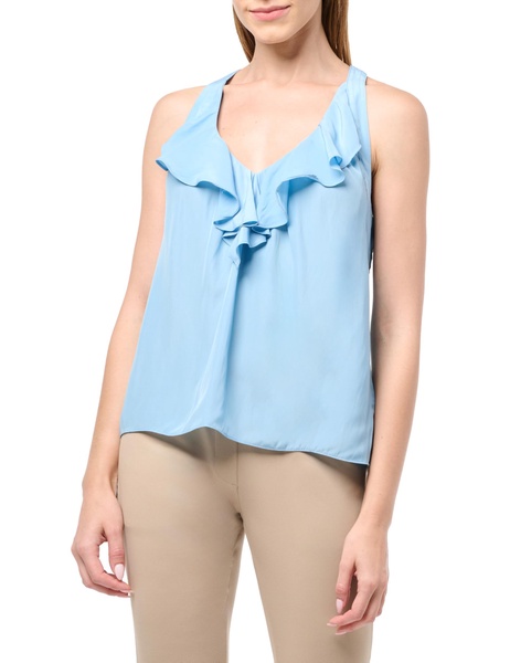 Ramy Brook Women's Nellie Sleeveless Ruffle Top