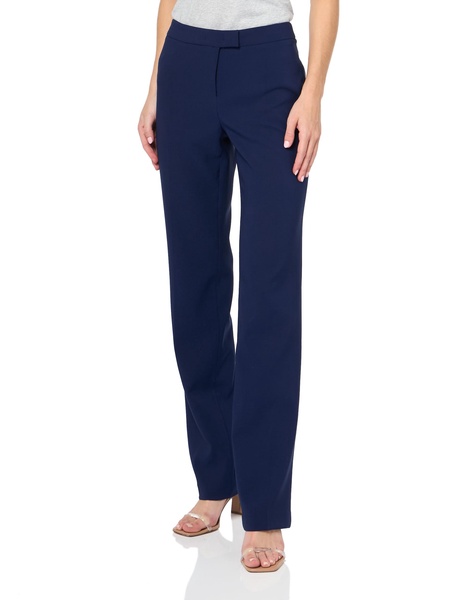 Anne Klein Women's Fly Front Flare Leg Pant (Rocker)