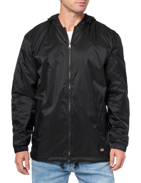 Dickies mens Fleece Lined Nylon Hooded Jacket