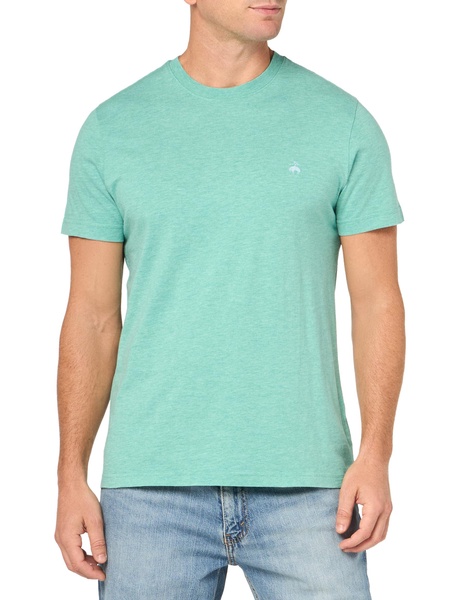 Brooks Brothers Men's Supima Cotton Crewneck Short Sleeve Logo T-Shirt