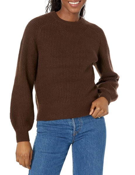 Amazon Essentials Women's Crew Neck Rib Sweater