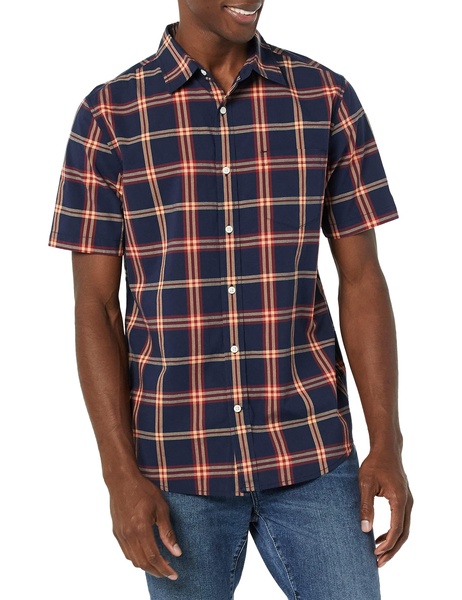 Amazon Essentials Short Sleeve Shirt for Men, Available in Big & Tall