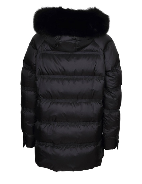 Takan Mqs 03 Fur Down Jacket Black Color