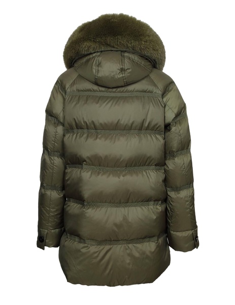 Takan Mqs 03 Fur Down Jacket Green Color