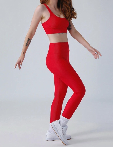 ayla legging in red