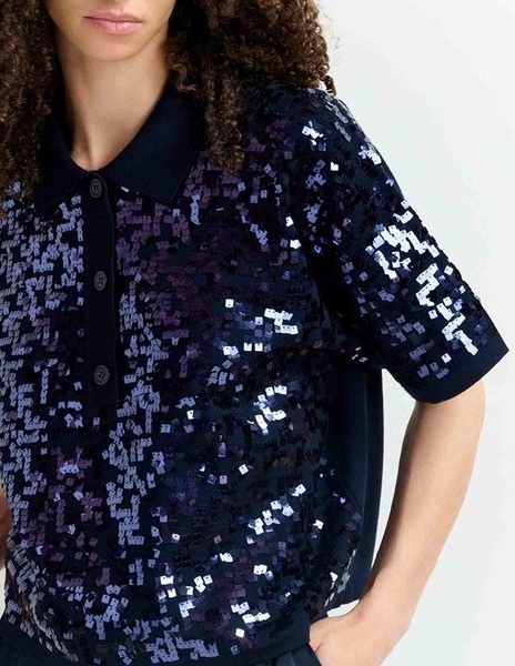 Essentiel Antwerp - Glitz Top - Navy