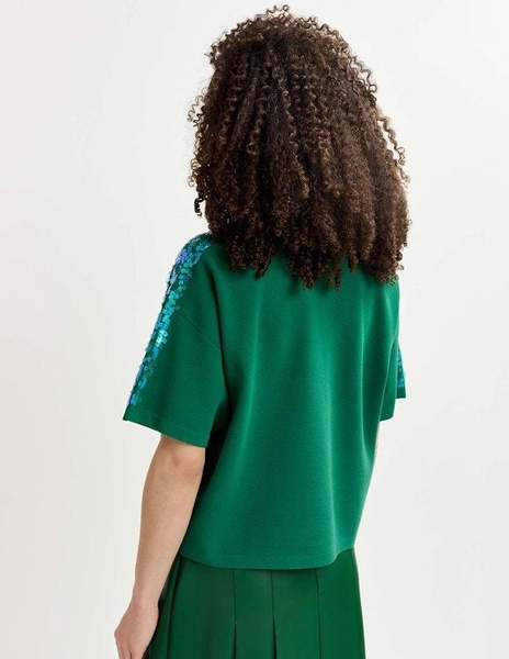 Essentiel Antwerp - Glitz Top - Green