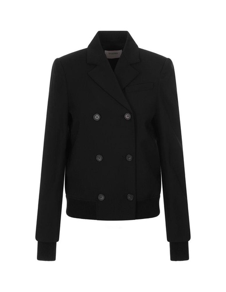 Sportmax Double-Breasted Bomber Jacket