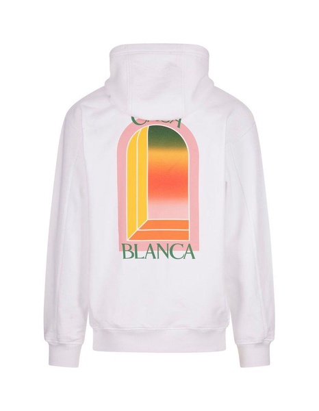 Casablanca Gradient L'Arche Drawstring Hoodie