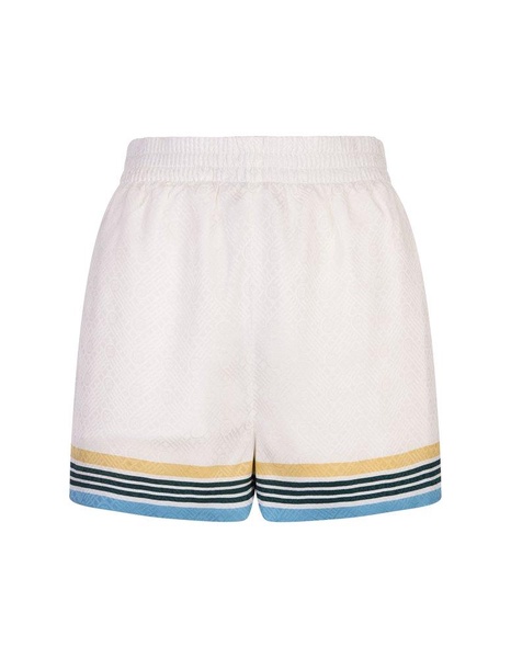 Casablanca Casa Way Striped Shorts