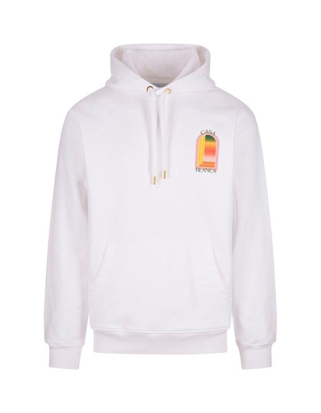 Casablanca Gradient L'Arche Drawstring Hoodie