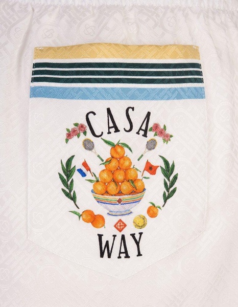 Casablanca Casa Way Striped Shorts