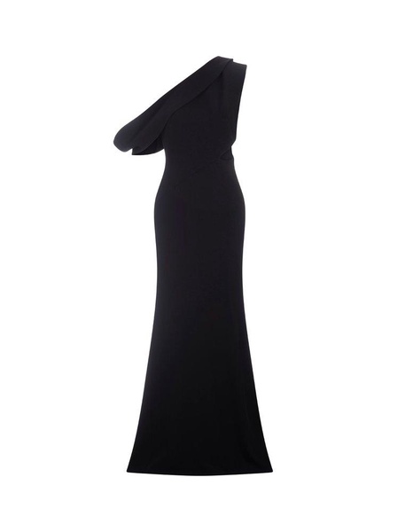 Alexander McQueen Cut-Out Detailed Asymmetric Shoulder Dress