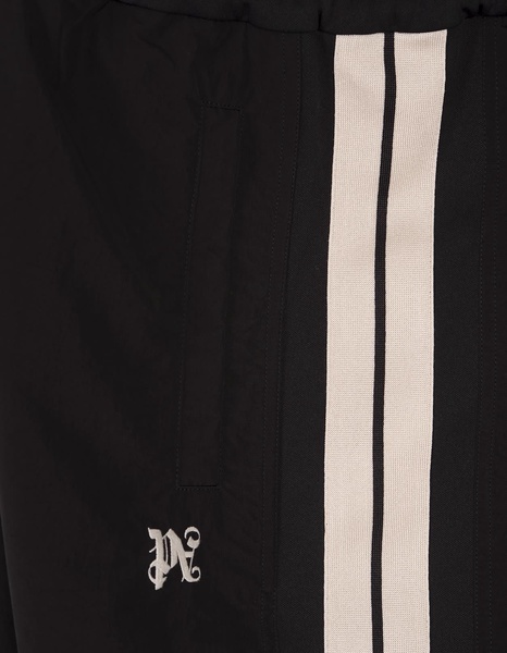 Black Straight Leg Joggers With Pa Monogram