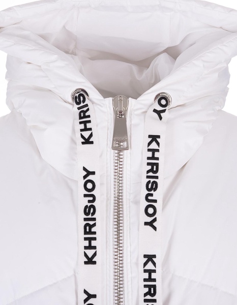 White Khris Iconic Puffer Jacket