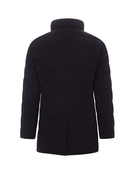 Calegari-kn Single-breasted Coat In Dark Blue