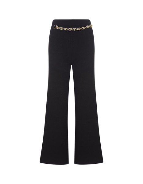 Black Wide Leg Trousers With Belt