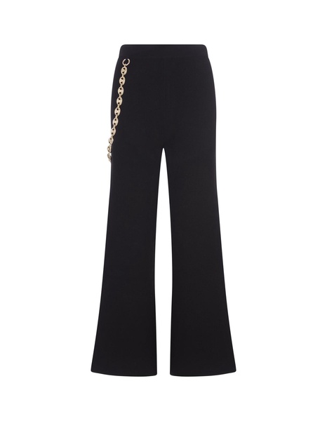 Black Wide Leg Trousers With Belt