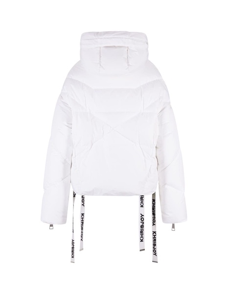 White Khris Iconic Puffer Jacket