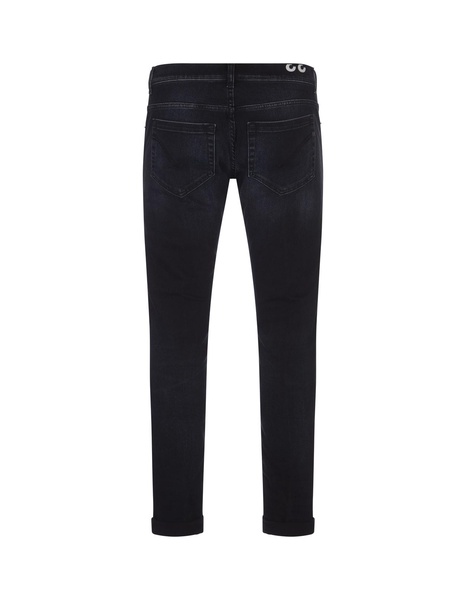 George Skinny Jeans In Very Dark Blue Stretch Denim