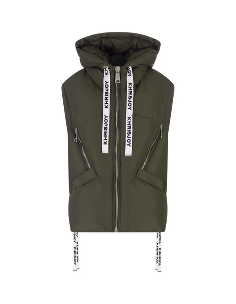 Moss Green Khris Iconic Padded Gilet