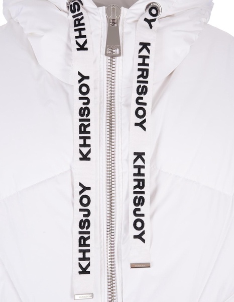 White Khris Iconic Puffer Jacket