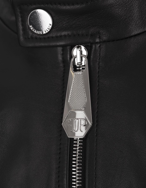 Philipp Plein Zipped Moto Jacket