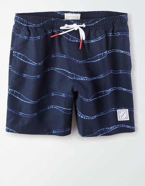 ae 6" americana swim trunk