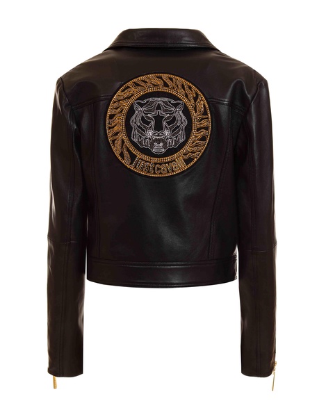 Just Cavalli Black Leather Jacket