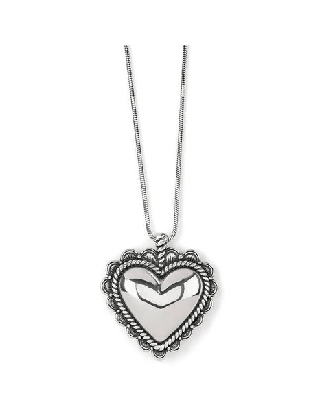 women's sonora bold heart necklace in silver