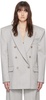 Gray Classic Oversized Blazer