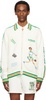 White 'Le Jeu' Zip-Up Sweater