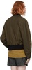 Khaki Padded Bomber Jacket