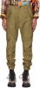 Khaki Tapered Cargo Pants